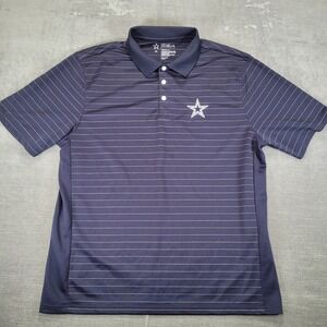 Dallas Cowboys Authentic XL Striped Polo Shirt NFL‎ Football Fan Apparel